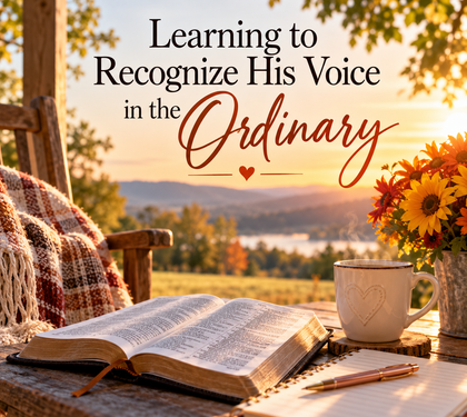 Learning to Recognize His Voice in the Ordinary