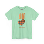 Fall Love Unisex Heavy Cotton Tee, Comfy Casual Shirt, Gifts for Him & Her, Autumn Fashion, Inspirational T-Shirt