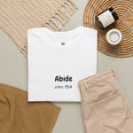 Abide John 15:4 Unisex Cotton Tee