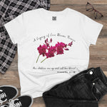 A Legacy of Love Blooms Forever T-shirt Casual Graphic Short Sleeve T-shirt,