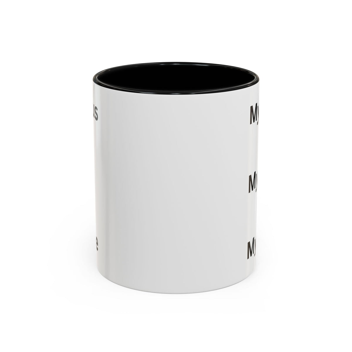 My Jesus, My Tea, My Time Black Two-Tone Ceramic Mug
