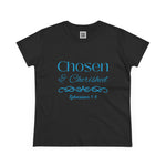 Chosen and Cherished Women's Soft style cotton T-shirt - Ephesians 1:4