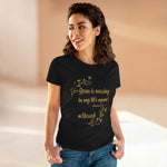Jesus is Messing in My Life Again, Faith-Based Shirt, Blessed Apparel, Spiritual Gift, Christian Women's Top, Ephesians 3:20