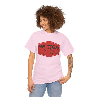 My Jesus My Tea My Time Unisex Tee Lamentations 3:22-23 Cotton Casual Crewneck T-Shirt for Men Streetwear Summer Top