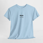 Abide John 15:4 Unisex Cotton Tee