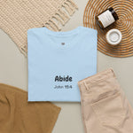Abide John 15:4 Unisex Cotton Tee