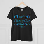 Chosen Child of God Shirt – John 1:12 Women's Casual Short-Sleeve Tee, Women's apparel