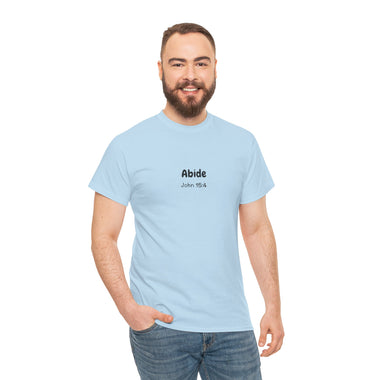 Abide John 15:4 Unisex Cotton Tee