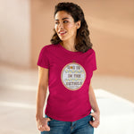 God Is In The Details Women's Cotton Shirt - Psalm 139:5 Embroidered Tee Faith-Based T-Shirt, Religious Gift, Cozy Everyday Wear