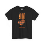 Fall Love Unisex Heavy Cotton Tee, Comfy Casual Shirt, Gifts for Him & Her, Autumn Fashion, Inspirational T-Shirt