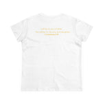 Daughter of the Most High King Inspirational Tee 2 Corinthians 6:18 Casual Cotton Short Sleeve Fitted Crew Neck Top for Women Summer Streetwear