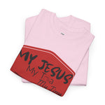 My Jesus My Tea My Time Unisex Tee Lamentations 3:22-23 Cotton Casual Crewneck T-Shirt for Men Streetwear Summer Top