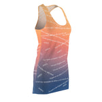 Prayerful  Racerback Dress - Christian Affirmations, Summer Dress, Casual Wear, Faith-Based Gift 3 motivational prayers