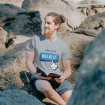 Believe Button T-shirt John 3:16