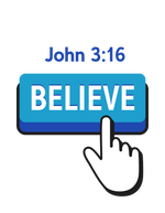 Believe Button T-shirt John 3:16