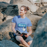 Believe Button T-shirt John 3:16